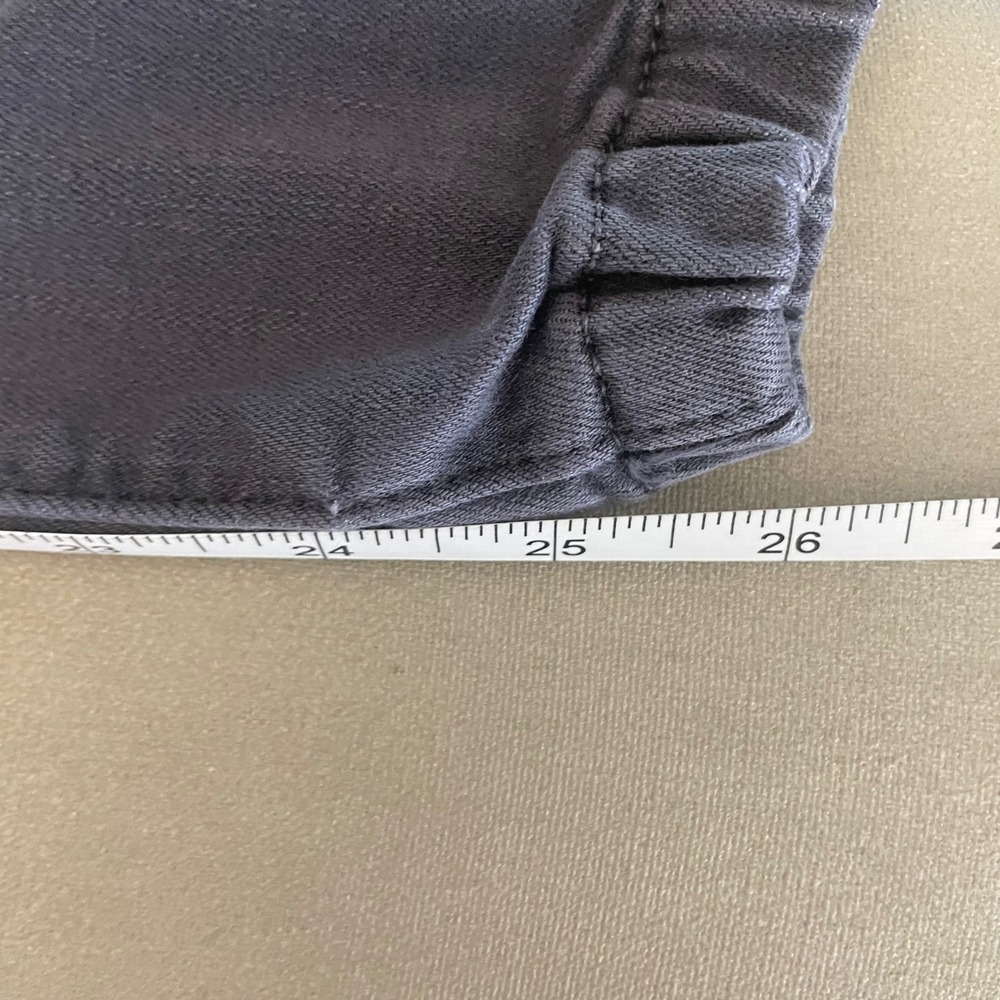 Paige Mayslie Jogger Pants Women 25 Charcoal Grey Slim Utility Cargo Ankle Zip - Picture 7 of 9
